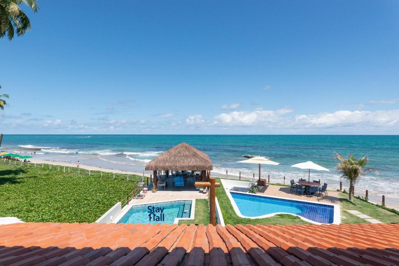 Villa Casa-4Qts-Beira Mar-Piscina E Cozinheira-Sh038 Praia dos Carneiros Exterior foto