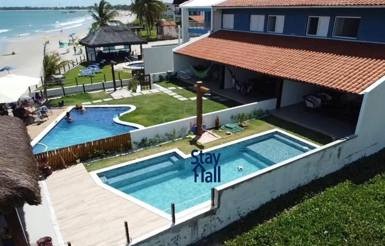 Villa Casa-4Qts-Beira Mar-Piscina E Cozinheira-Sh038 Praia dos Carneiros Exterior foto